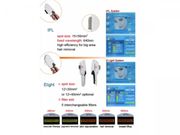 4 in1 Schönheit-Maschine-VE Light RF  IPL ND YAG- Laser-Haarentfernung, FG 580-B