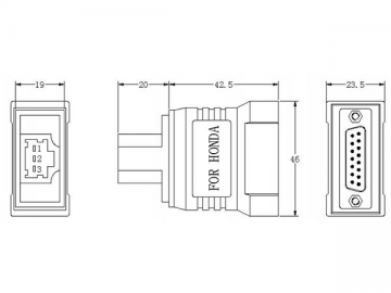 Honda-3-Pin-Adapter