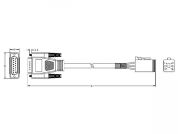 Volvo Penta-6-Pin-Kabel